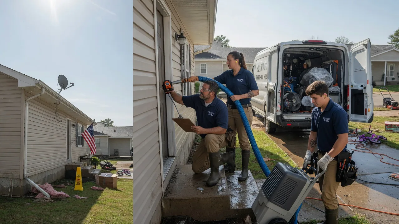 Ceiling Water Damage Restoration in Erick, OK near me